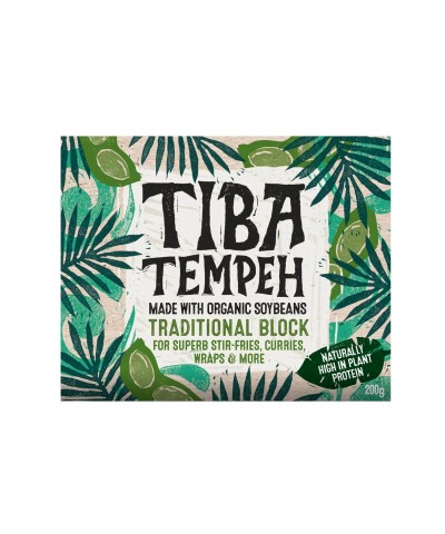 Barra tradicional tempeh TIBA TEMPEH 200 gr