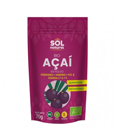 Acai SOL NATURAL 70 gr BIO