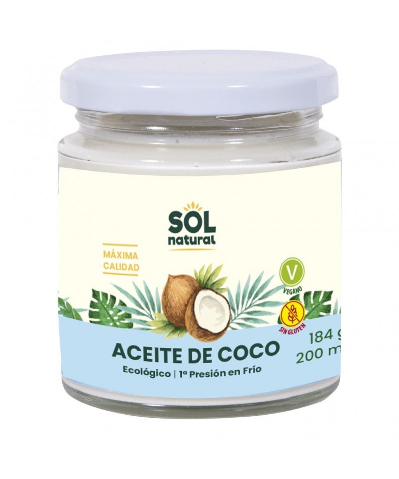 Aceite coco SOL NATURAL 200 ml BIO