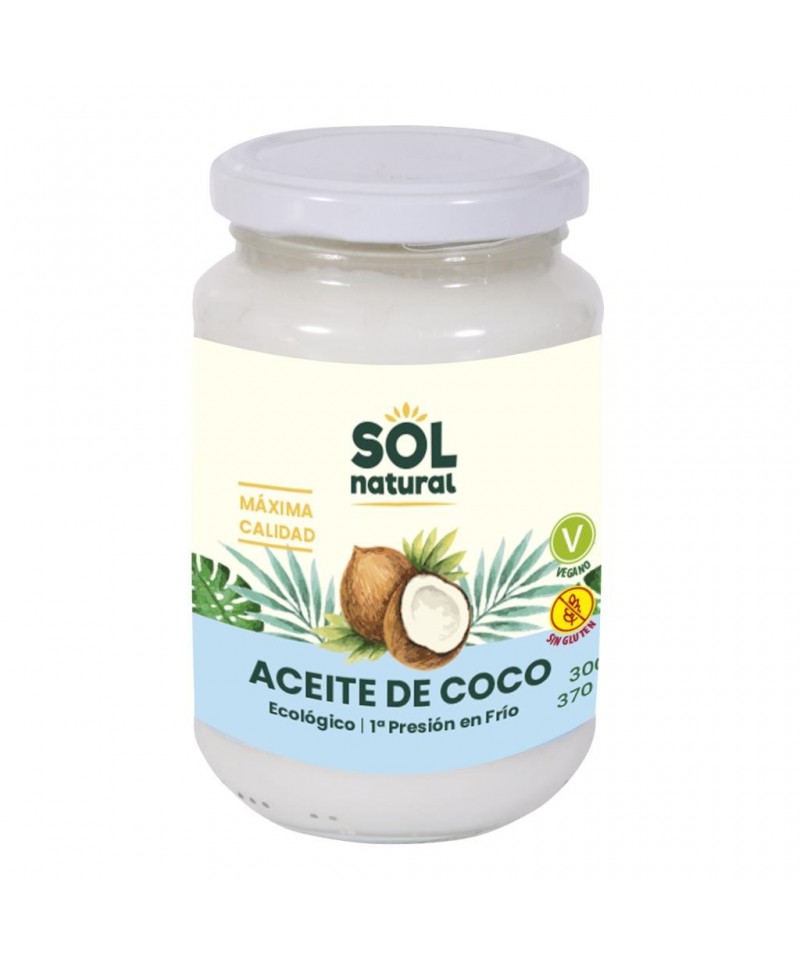 Aceite coco virgen extra SOL NATURAL 370 ml BIO