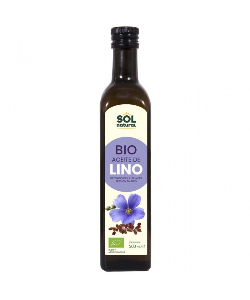 Aceite lino SOL NATURAL 500 ml BIO