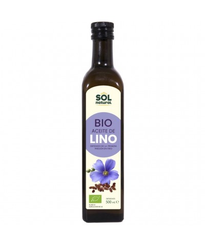 Aceite lino SOL NATURAL 500 ml BIO