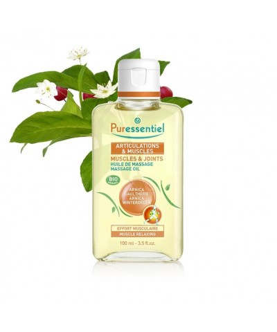 Aceite masaje arnica gaulteria PURESSENTIEL 100 ml BIO