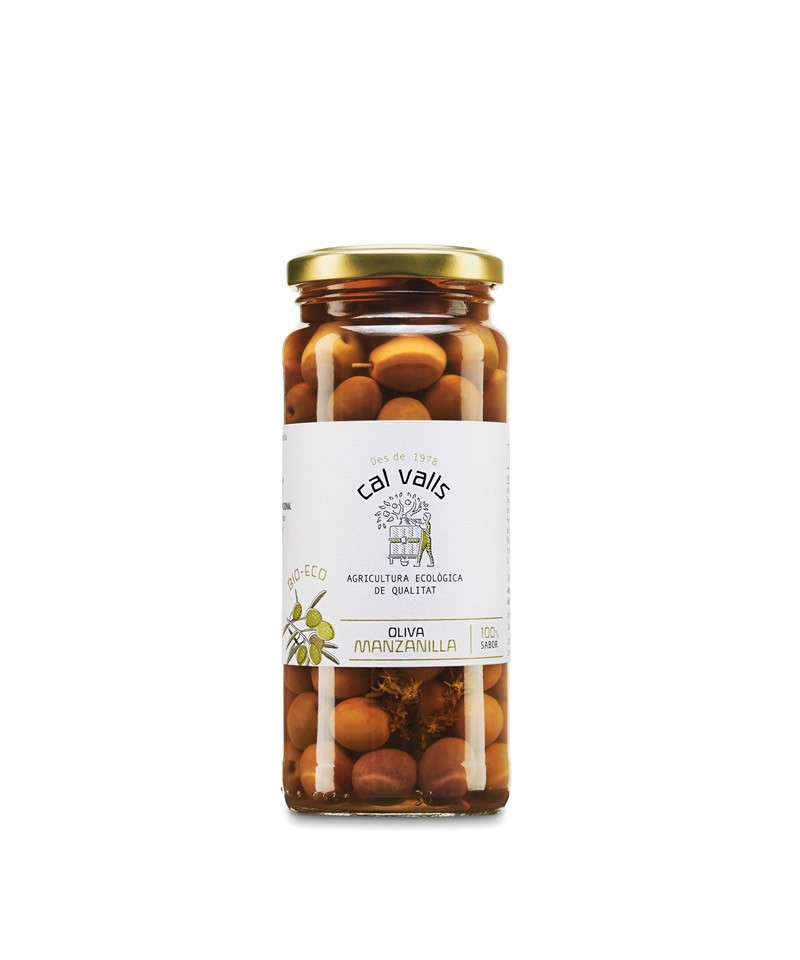 Aceituna manzanilla CAL VALLS 200 gr ECO