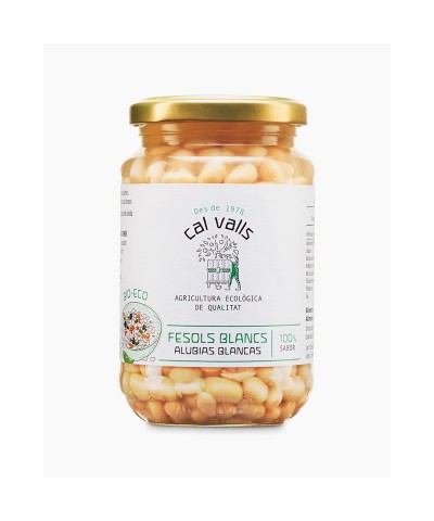 Alubias blancas cocida CAL VALLS 220 gr ECO