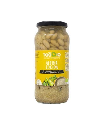 Alubias quinoa verduras albahaca TOO BIO 540 gr BIO