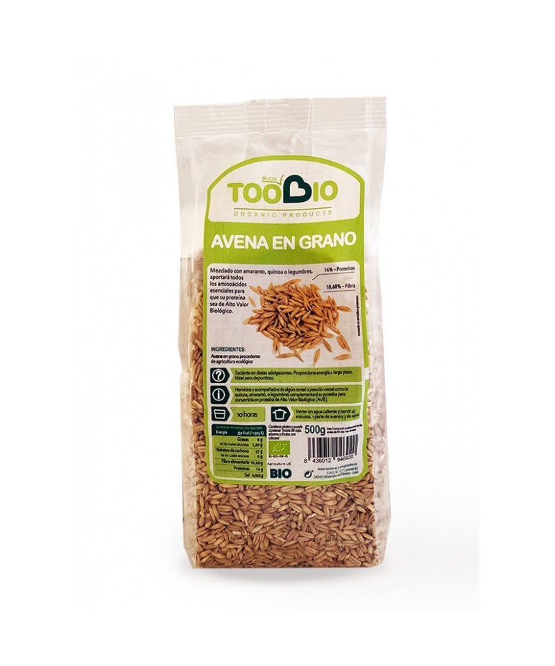 Avena pelada TOO BIO 500 gr BIO