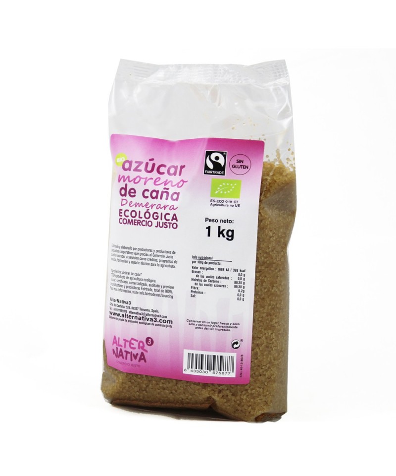 Azucar caña demerara ALTERNATIVA 3 (1 kg) BIO