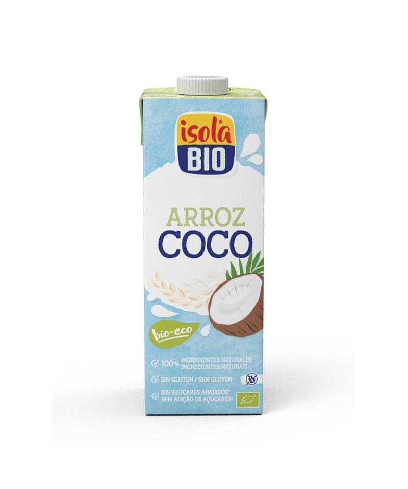 Bebida arroz coco ISOLA BIO 1 L