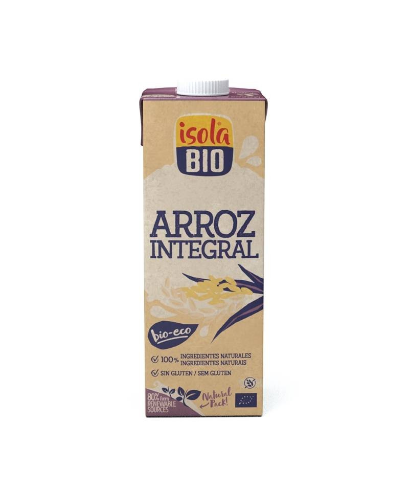 Bebida arroz integral ISOLA BIO 1 L