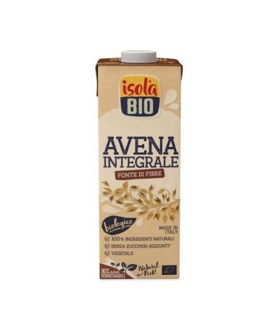 Bebida avena integral ISOLA 1 L BIO