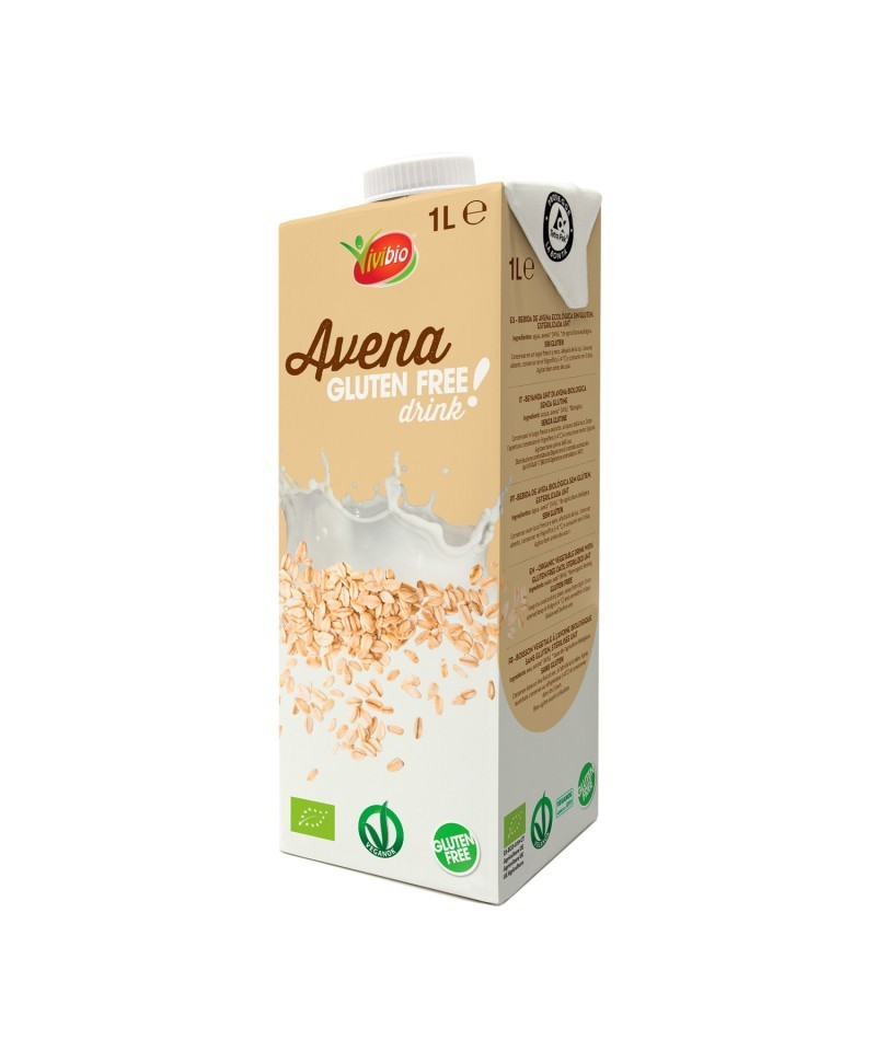 Bebida avena sin gluten VIVIBIO 1 L BIO