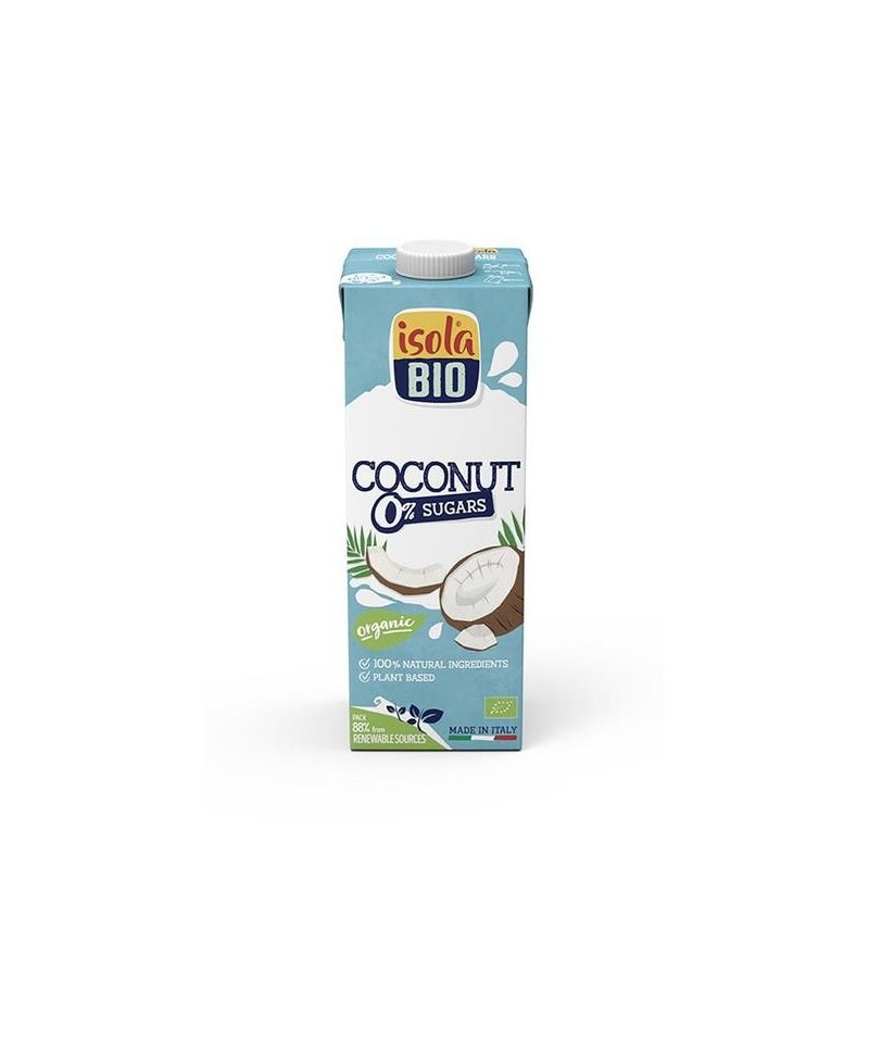 Bebida coco sin azucar ISOLA 1 L BIO