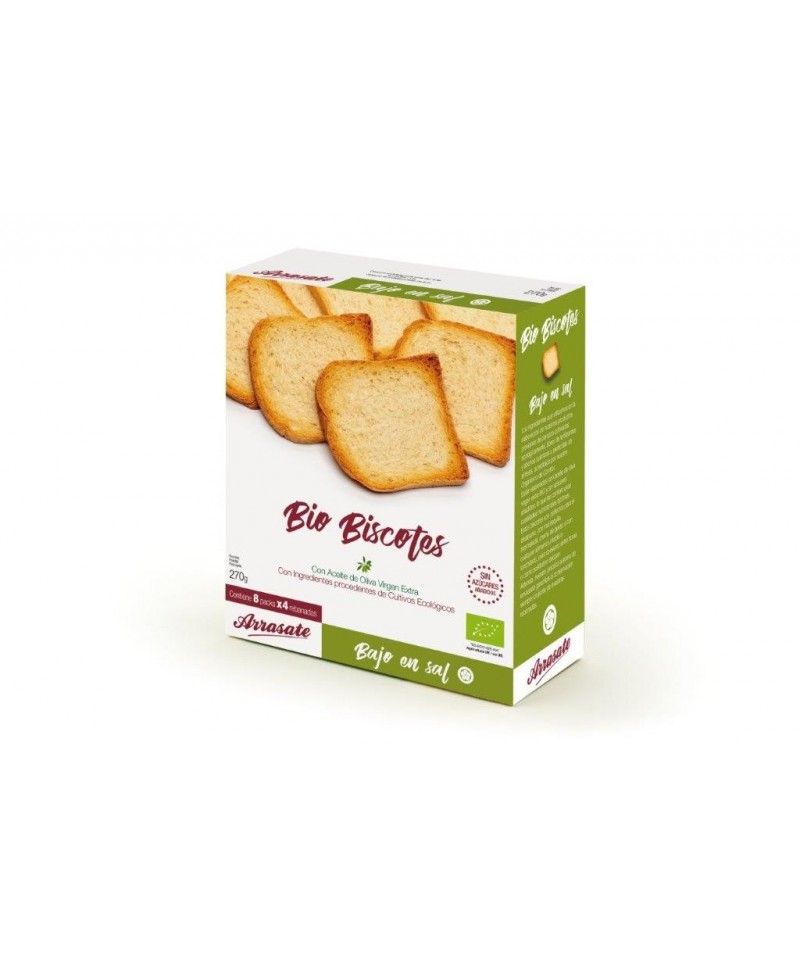 Biscote sin sal sin azucar ARRASATE 270 gr ECO