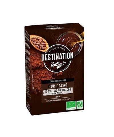 Cacao 100% sin azucar DESTINATION 250 gr