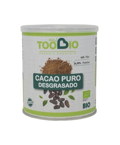 Cacao 100% sin azucar sin gluten TOO BIO 250 gr BIO