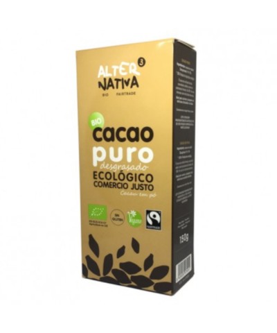 Cacao puro desgrasado vegano ALTERNATIVA 3 (150 gr) BIO