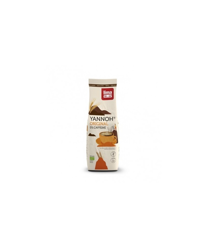 Cafe cereales instantaneo recambio yannoh LIMA 250 gr BIO