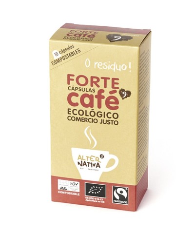 Cafe forte ALTERNATIVA 3 (10 capsulas TUV) BIO