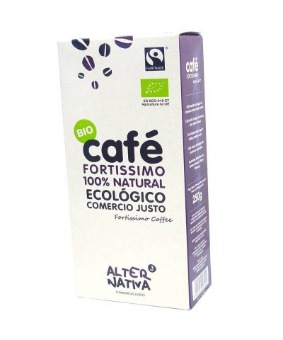 Cafe fortissimo molido ALTERNATIVA 3 (250 gr) BIO