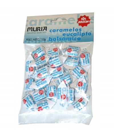 Caramelos miel eucalipto con estevia MURIA 100 gr