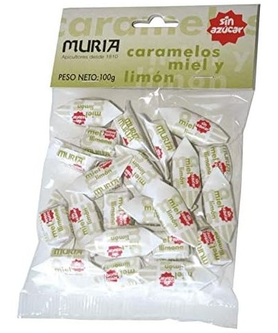 Caramelos miel limon con estevia MURIA 100 gr