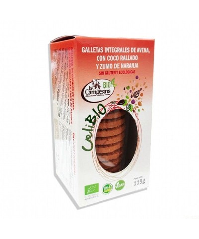 Celibio roja coco naranja CAMPESINA 115 gr BIO