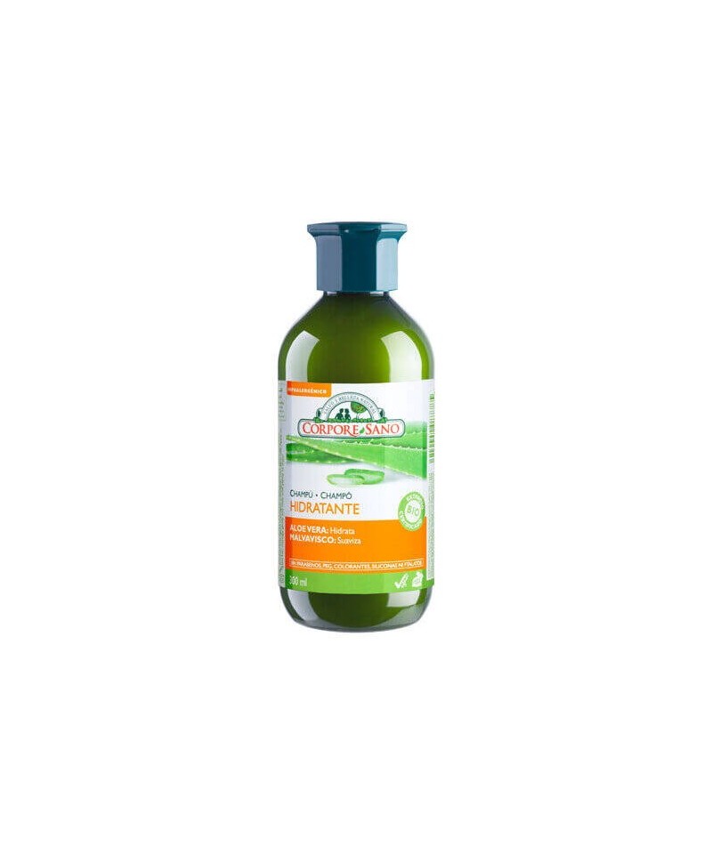 Champu aloe vera y malvavisco hidratante CORPORE SANO 300 ml