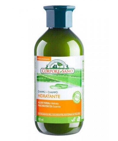 Champu aloe vera y malvavisco hidratante CORPORE SANO 300 ml