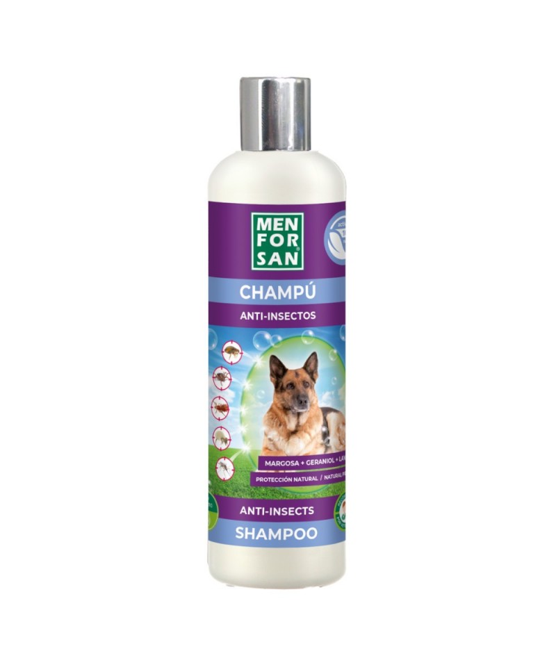 Champu anti insectos de perros MEN FOR SAN 300 ml