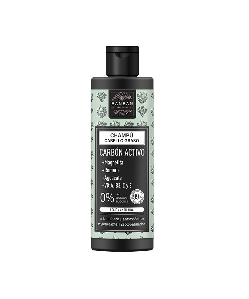 Champu carbon activo anticaida BANBAN 250 ml