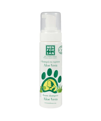 Champu en espuma aloe vera perros MEN FOR SAN 200 ml