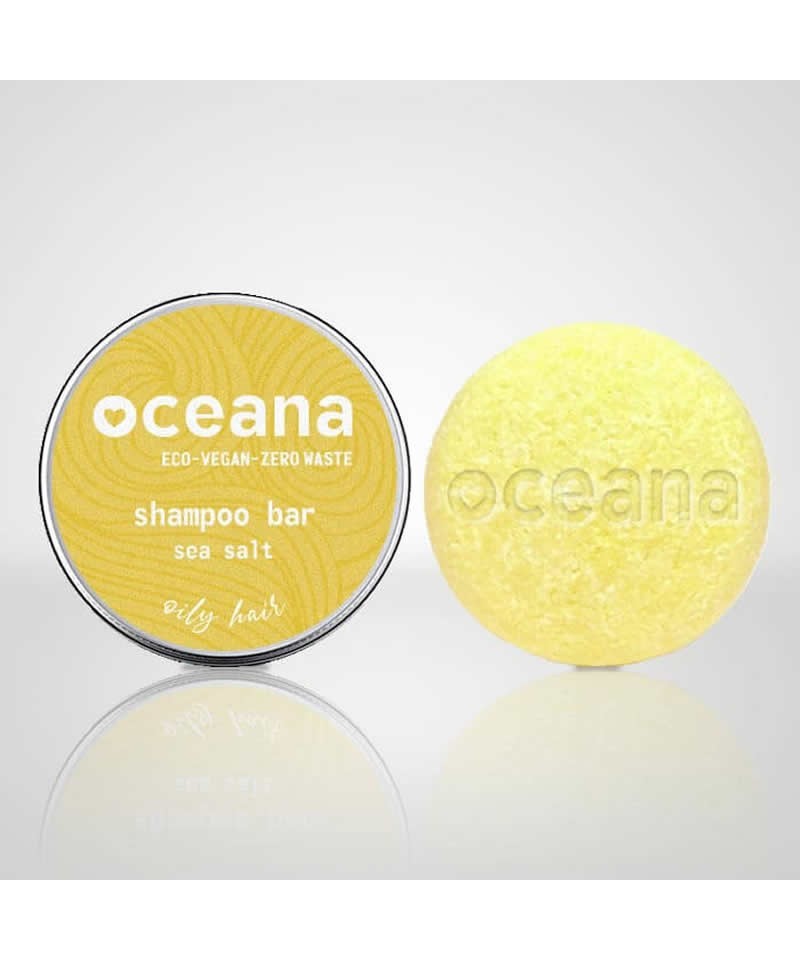 Champu solido sea salt cabello lacio OCEANA