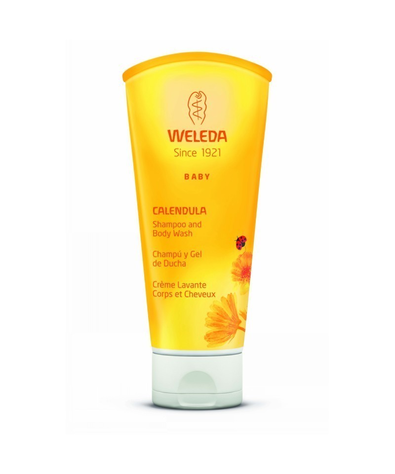 Champu y gel ducha calendula WELEDA 200 ml