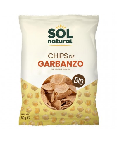 Chips garbanzo SOL NATURAL 80 gr BIO