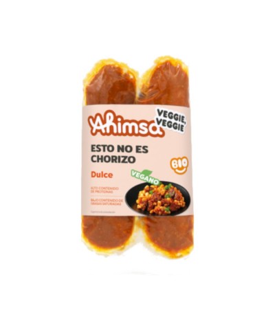 Chorizo dulce vegano AHIMSA 230 gr BIO