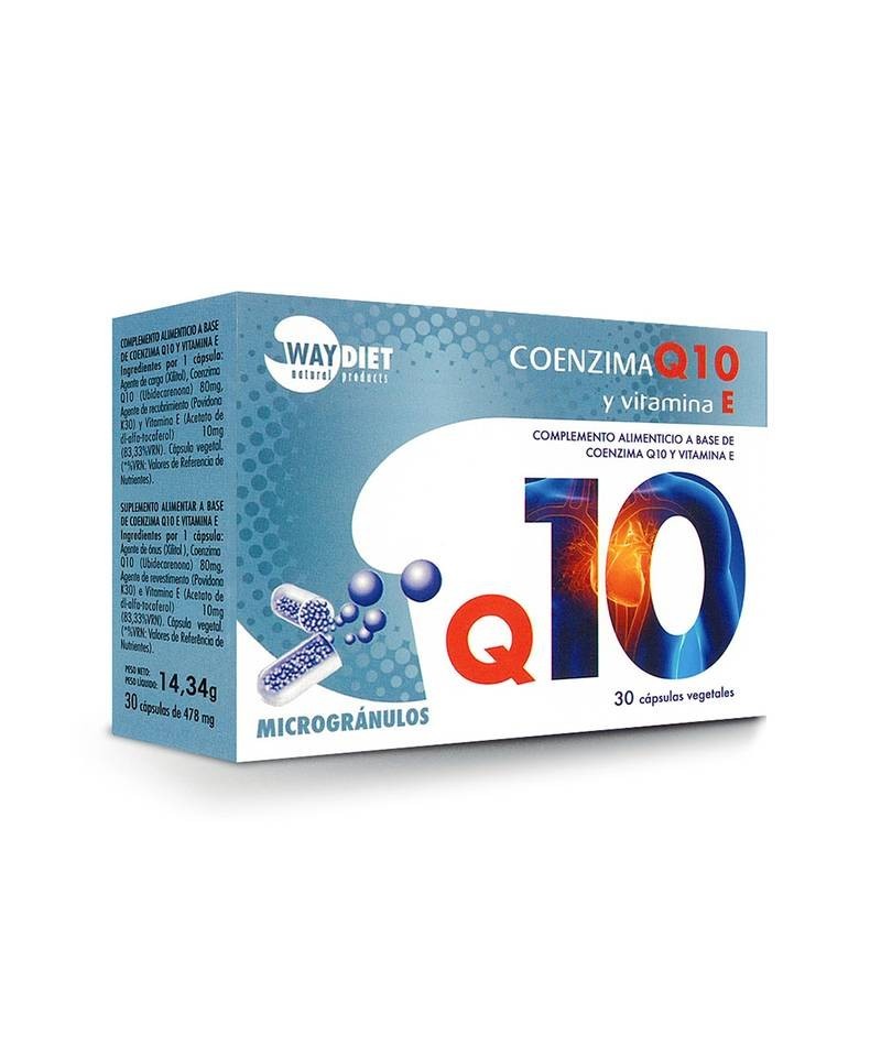 Co Q10 + Vit E WAYDIET 30 capsulas