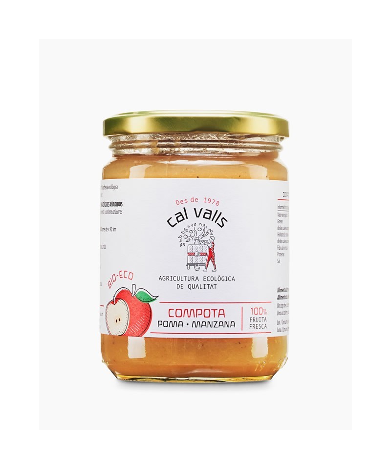 Compota manzana CAL VALLS 400 gr