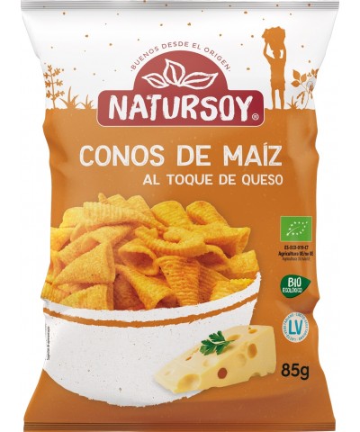 Conos maiz queso NATURSOY 85 gr BIO