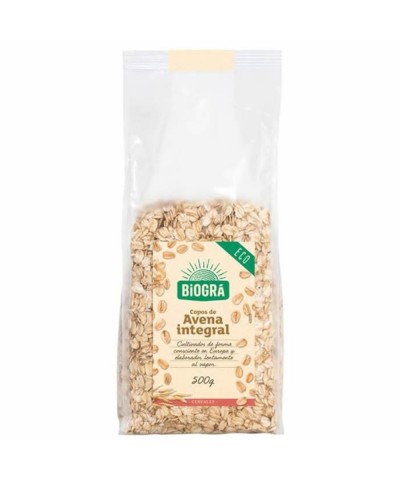 Copos avena gruesos integrales BIOGRA 500 gr BIO