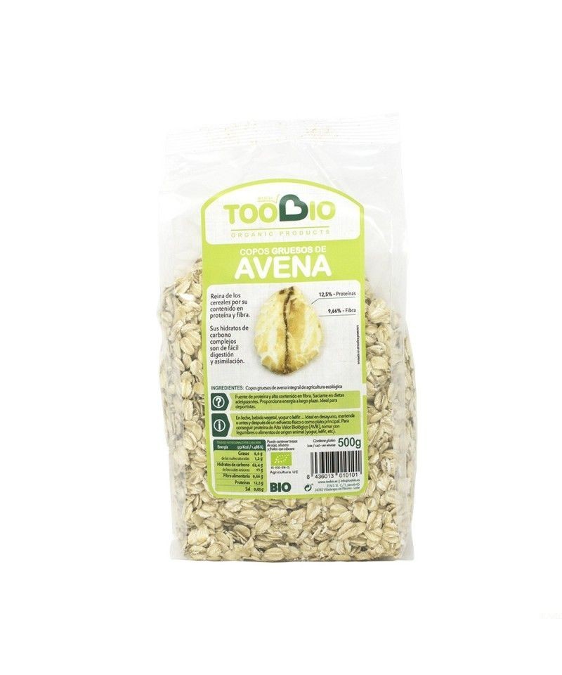 Copos avena gruesos TOO BIO 500 gr BIO