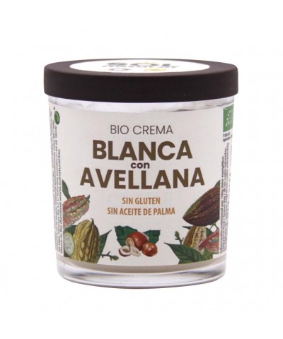 Crema blanca avellanas SOL NATURAL 200 gr BIO