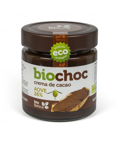 Crema cacao aceite oliva BIOBETICA 200 gr BIO