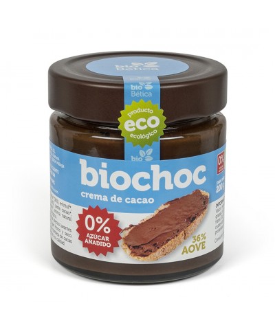 Crema cacao sin azucar BIOBETICA 200 gr BIO