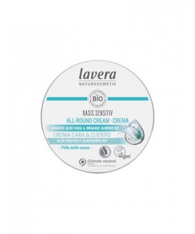 Crema cara cuerpo LAVERA 150 ml