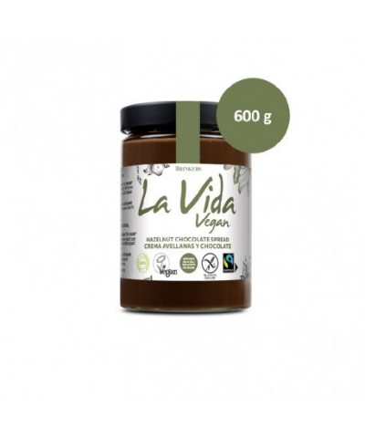 Crema chocolate avellana LA VIDA VE 600 gr BIO