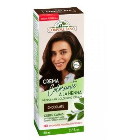 Crema colorante chocolate CORPORE SANO 80 ml