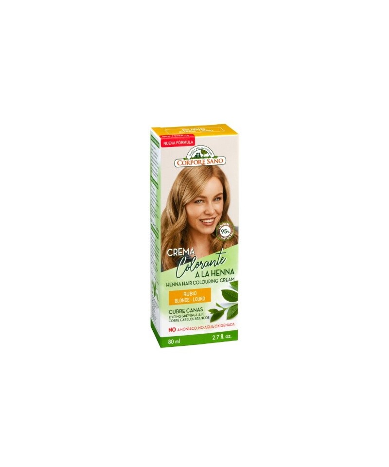 Crema colorante rubio CORPORE SANO 80 ml