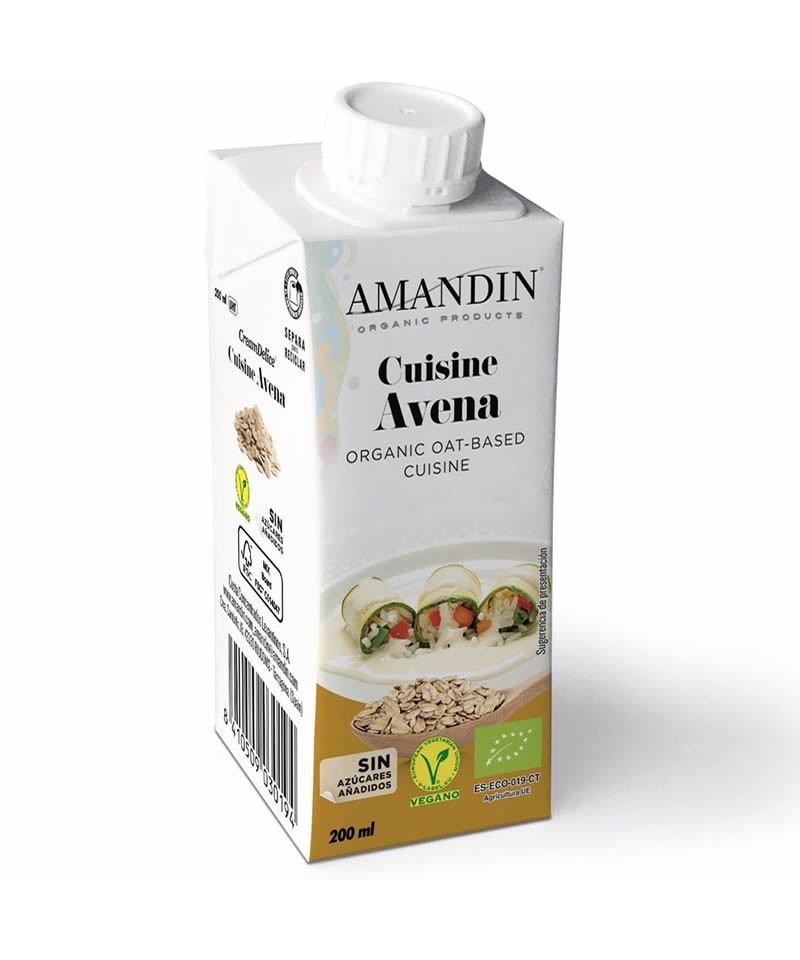 Crema cuisine avena AMANDIN 200 ml