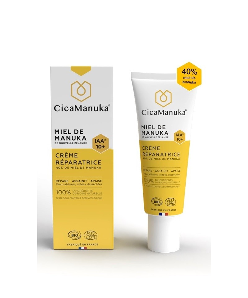 Crema facial resparadora IAA10+ CICAMANUKA 40 ml